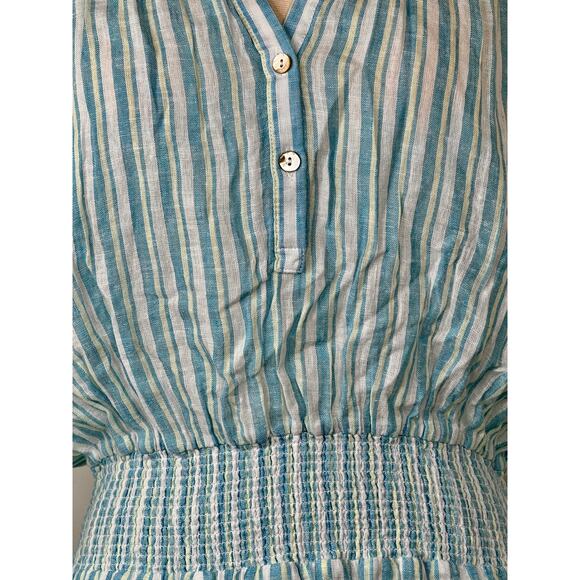 Rails Size XL Augustine Blue Laguna Stripe Mini Dress New With Tags - Picture 5 of 16